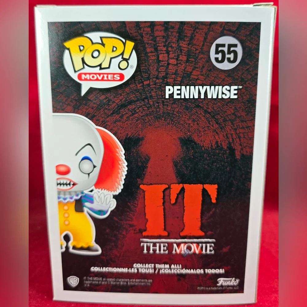 Funko Pop! Pennywise # 55 (Nib) With Pop Protector - Picture 7 of 7